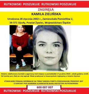 [VIDEO] PILNE! Zaginęła 16-letnia Kamila Zielińska. Pełny zapis dzisiejszej konferencji Krzysztofa Rutkowskiego w Bielsku-Białej