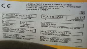 KOMUNIKAT SPECJALNY: BIURO RUTKOWSKI poszukuje skradzionej w Borkowo gmina Pruszcz Gd.  koparko-ładowarki JCB typ 3CX  o numerze  identyfikującym PIN JCB3CX04C02271467 