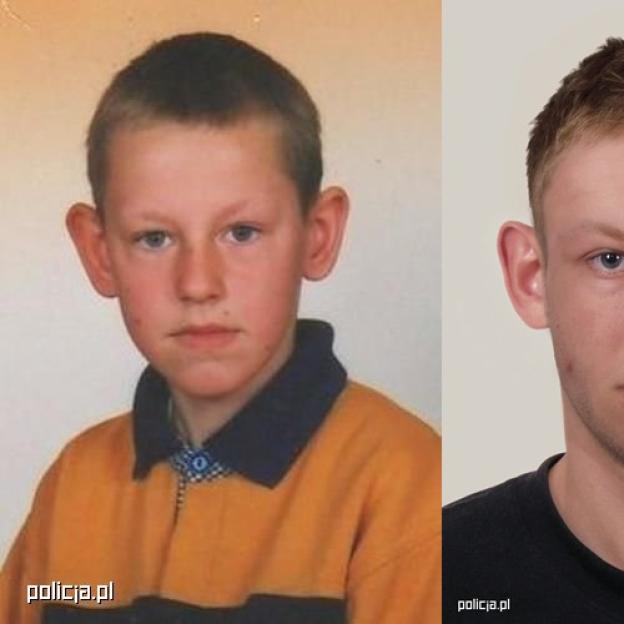 Policja nadal poszukuje Kamila Kowalczuka. Została wykonana fotografia uwzględniająca progresję wieku